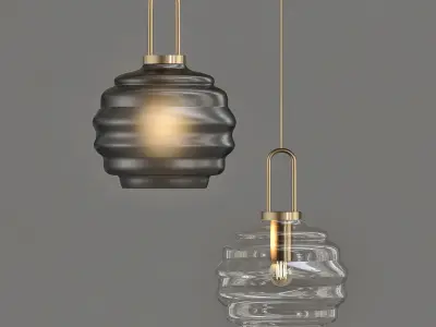 tving set tying f pendant lamp 3D model