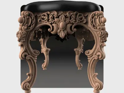 Carved super table for CNC 03 3D model