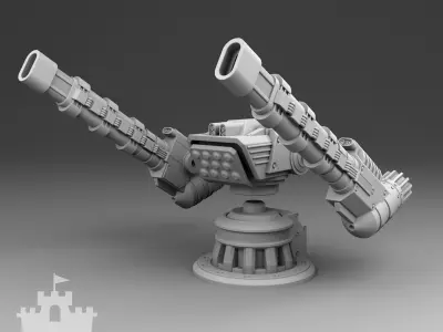 The martian cannon weapon  3D print model