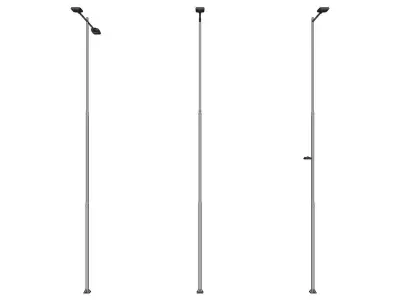 Lamp Post - Light Pole - Light Post - Street Light - Group 14 3D model