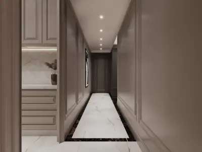 Entrance Hall Sapphire by FGM 3D model