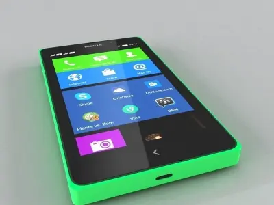 Nokia X lumia 3D model