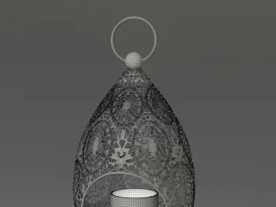 Moroccan lamp 1 3D model