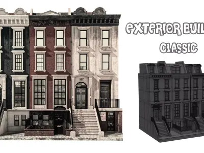EXTERIOR BUILDING 3D model purchase