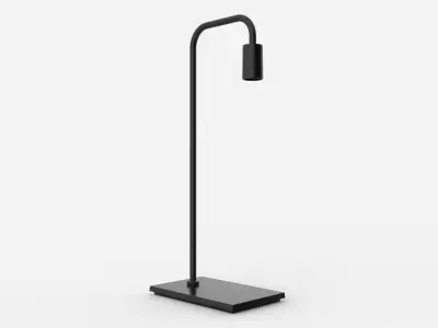 Pipe Table Lamp Free 3D model