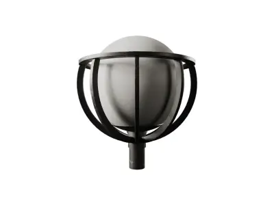 Lantern-6 outdoor lamp with ball in middle 3D model