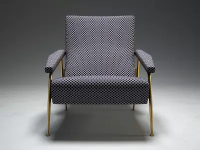 D153 pair of lounge chairs 3D model