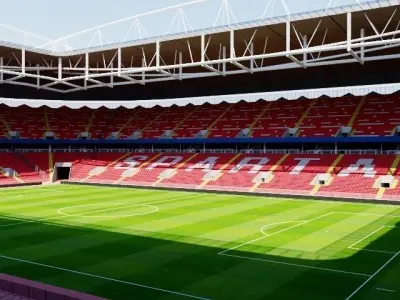 Otkrytiye Arena - Spartak Moscow  3D model