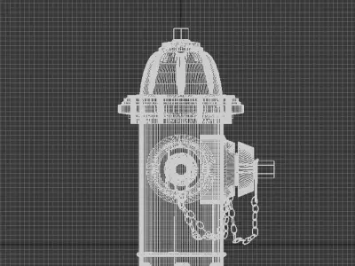 Fire Hydrant - Classic Fireplug - Safety and Emergency Equipment Low-poly 3D model