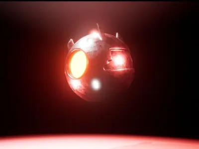 Robot Drone - Sci-Fi 3D model