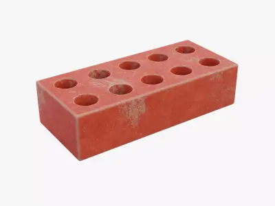 Red Brick 2 Low-poly 3D model