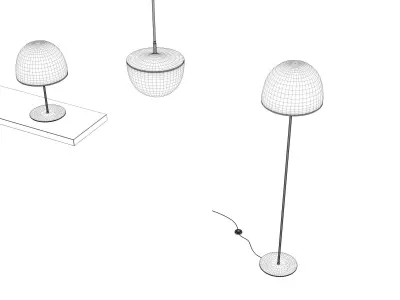 Cheshire lamp 3D model