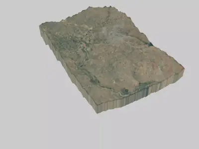 Kano City Low-poly 3D model