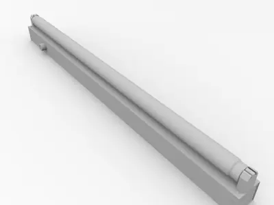 Fluorescent Fixture 3D model