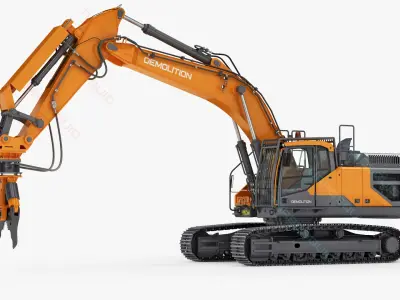  Tracked Excavator Demolition equipment generic 