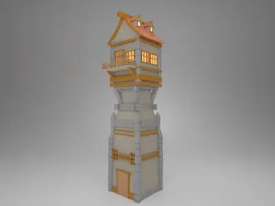Medieval Tover 3D print model