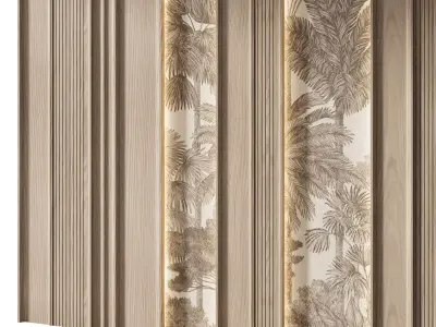 Decorative V110 Wall Panels 3D model