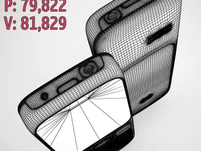 Nokia 100 - Coral Red 3D model