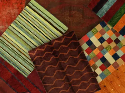 Carpets vintage turkish vol 08 3D model