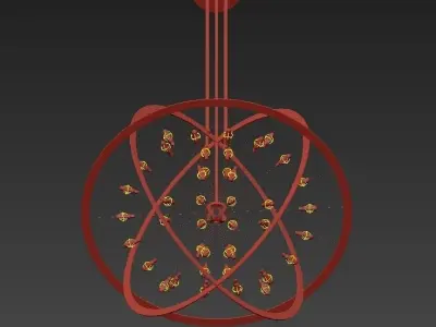 ARMILLA circular chandelier 3D model