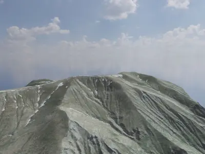 Mountain landscape 3D model buy