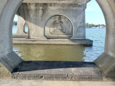 Concrete Double Track Bridge N Scale 3D print model