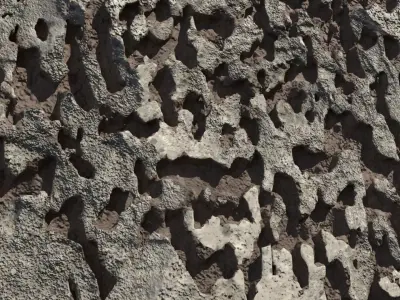 Damaged Walls Collection FREE SAMPLE Free 3D model