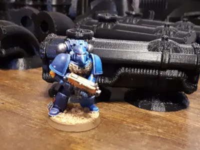 Modular industrial terrain  12 ELEMENTS AS THE FULL SET 3D print model