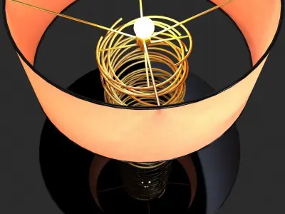 Ralph Pucci Table Lighting Tornado lamp 3D model