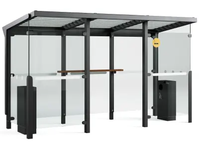 Aureo 2 Smoking Pavilion by mmcite 3D model