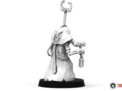 Dark Techno - Wandering Reclaimator Priest 3D print model
