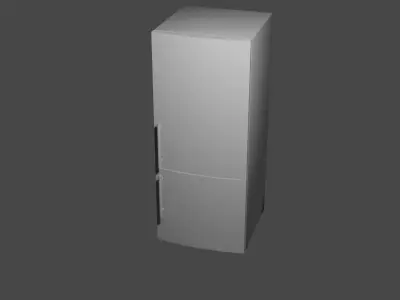 Refridgerator refrigerator Low-poly 3D model