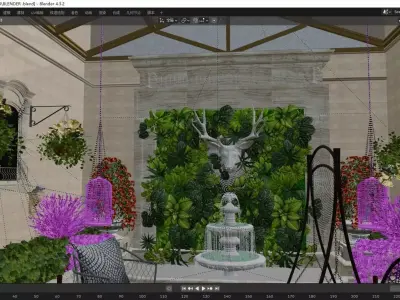 Garden  3D model