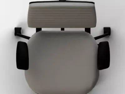 Steelcase Series Way Armed Task Office Chair Low-poly 3D model