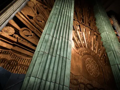 Art Deco Environment Kit - UE5 Low-poly 3D model