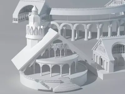 Lord of the rings 3D model