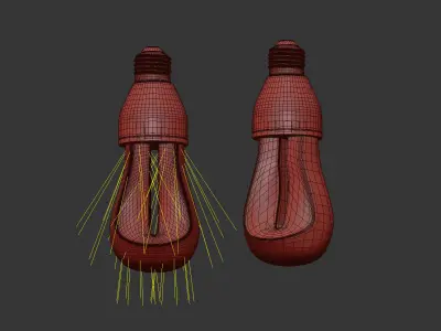 ORIGINAL PLUMEN 002 DIMMABLE LED 3D model