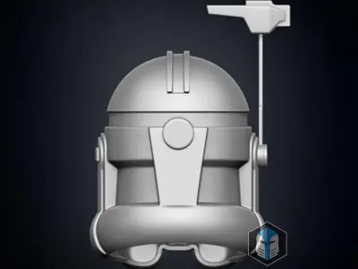 Animated Captain Rex Helmet 3D print model