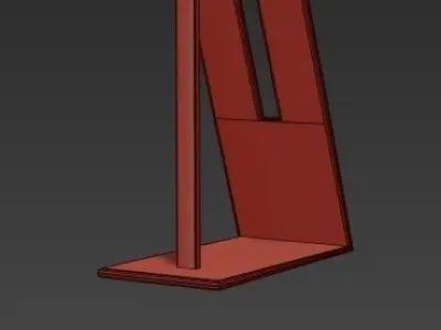 Fontaine Vertical 8 Light Chandelier 3D model