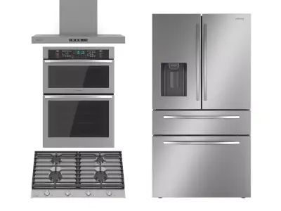 SAMSUNG kitchen appliance collection 3D model