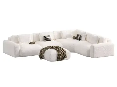 Sofa Mail Low-poly 3D model