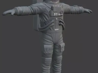 Spacesuit Astronaut EVA Suit 3D Model High Detail PBR 3D model