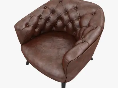 Armchair duo 3D model