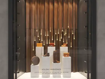 Shop window display 2 3D model