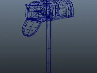 Mailbox 01 3D model