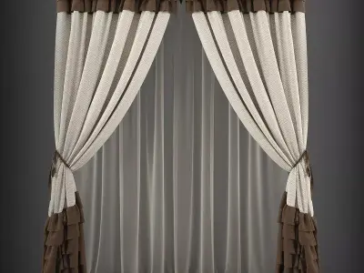 Curtain 3D model 96 3D model