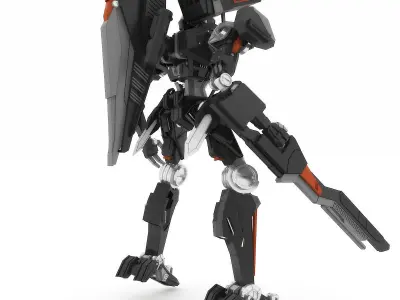 Robot HT 001 Heavy Mode 3D model