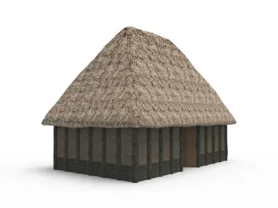 Medieval Hut 3D model