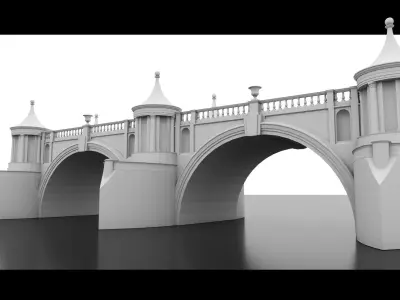 Old Bridge- 3d Model 3D model