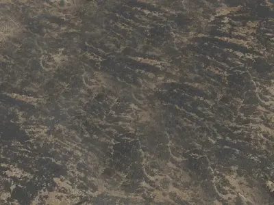 Burnt Charred Earth Soil PBR Texture Texture